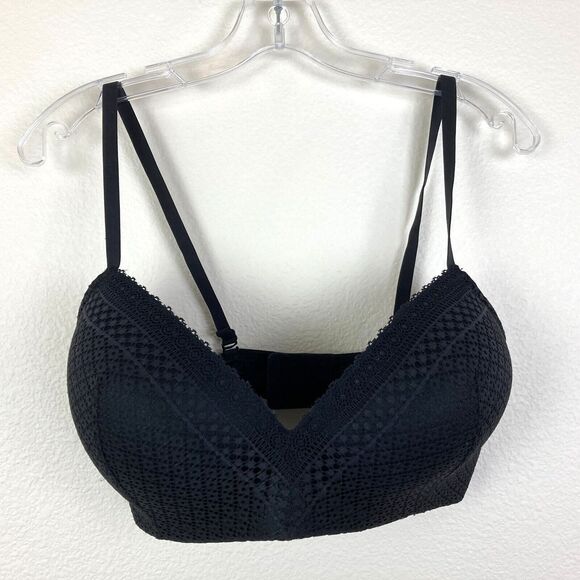 Maidenform Self Expressions Wireless Bra Size 38D Black SEO583 Convertible Strap - Picture 1 of 4